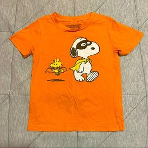 Snoopy orange kids Halloween shirt size 4T